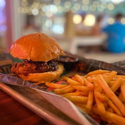 Clinton Hall - FiDi - Korean fried chicken burger