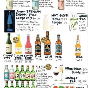 Tokyo Eats - Drinks Menu as of 3/28/25 - Ramen Near Me - Fullerton, California