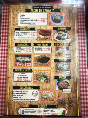 Menu photo 1 Los De Canasta Mission, TX