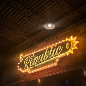 The Republic Kitchen + Bar - Love this big ass sign! - Sports Bars Near Me - Leander, Texas The Republic Kitchen + Bar - Love this big ass sign! - Sports Bars Near Me - Leander, Texas