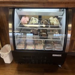 Cafe Au Latte - One bakery case.