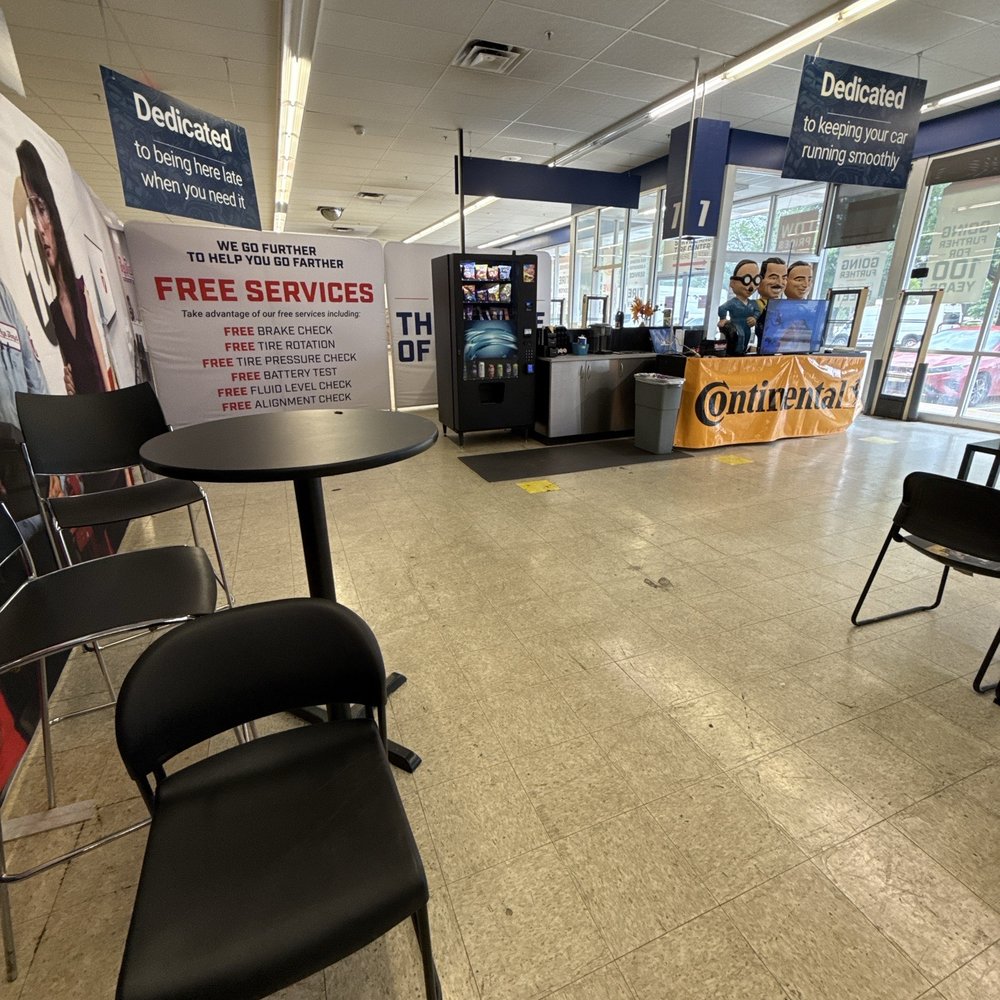 Pep Boys - big waiting area - Auto Repair Near Me - Garner, North Carolina Pep Boys - big waiting area - Auto Repair Near Me - Garner, North Carolina