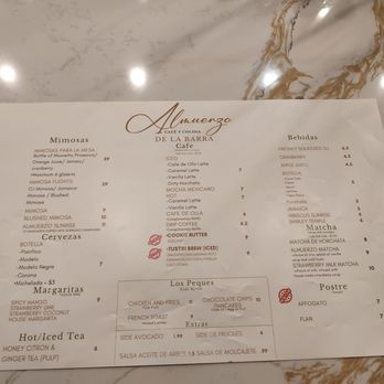 Almuerzo Café - Menu - Breakfast & Brunch Near Me - Tustin, California