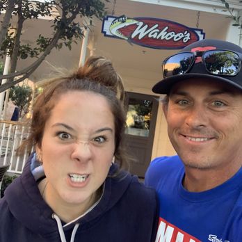 Wahoo's Fish Taco - Demi girl (age 16) and Dad. - Mexican Near Me - Orange, California Wahoo's Fish Taco - Demi girl (age 16) and Dad. - Mexican Near Me - Orange, California