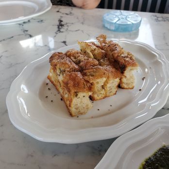 Salina - Foccacia - $5 per slice. paired with the truffle butter (different photo). - Italian Near Me - Los Angeles, California Salina - Foccacia - $5 per slice. paired with the truffle butter (different photo). - Italian Near Me - Los Angeles, California