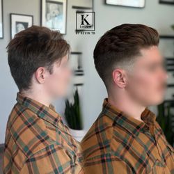 Down perm, volume perm, classic combover