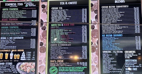 Menu photo 5 The Teahouse Tapioca and Tea Houston, TX Menu photo 5 The Teahouse Tapioca and Tea Houston, TX