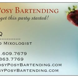 Rosy Posy Bartending