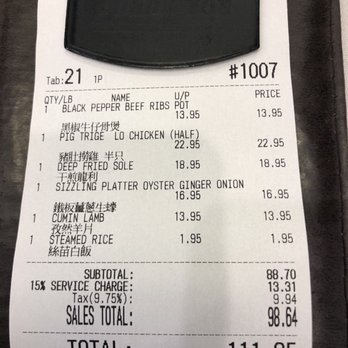 Cheung Hing - Be careful of the automatic service charge! - Chinese Near Me - South San Francisco, California