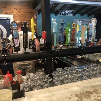 Moondog Cafe & Bakery - Bar area ... many local beers on tap. - Cafes Near Me - Key West, Florida