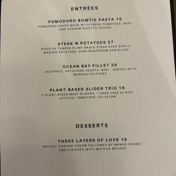Durvo - Menu on 2/1/2025  They said it changes regularly. - Breakfast & Brunch Near Me - Las Vegas, Nevada