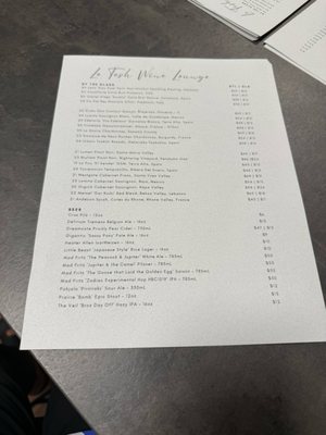 Menu photo 3 Le Tesh Wine Lounge Roseville, CA