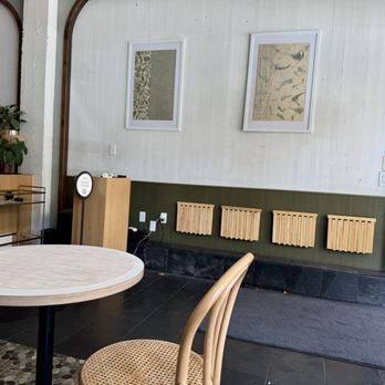 Mattina - Cute idea to have chairs in the wait area that fold up in the wall when not in use. - Italian Near Me - San Francisco, California Mattina - Cute idea to have chairs in the wait area that fold up in the wall when not in use. - Italian Near Me - San Francisco, California