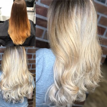 Salon Mixx - My transition from red to blonde. 2nd lift came out perfect! Thank you Ronnie!! - Hair Salons Near Me - Davie, Florida Salon Mixx - My transition from red to blonde. 2nd lift came out perfect! Thank you Ronnie!! - Hair Salons Near Me - Davie, Florida