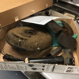 This was the "new" fan I got from this location, it was obviously someone's old fan that they returned after sealing up a new one's box. This was the "new" fan I got from this location, it was obviously someone's old fan that they returned after sealing up a new one's box.