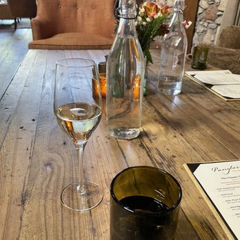 Pangloss Cellars - Beautiful stemware - Wine Tasting Room Near Me - Sonoma, California