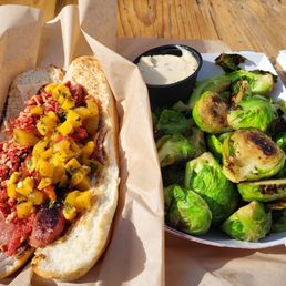 Hey Papi and a side of brussels Hey Papi and a side of brussels