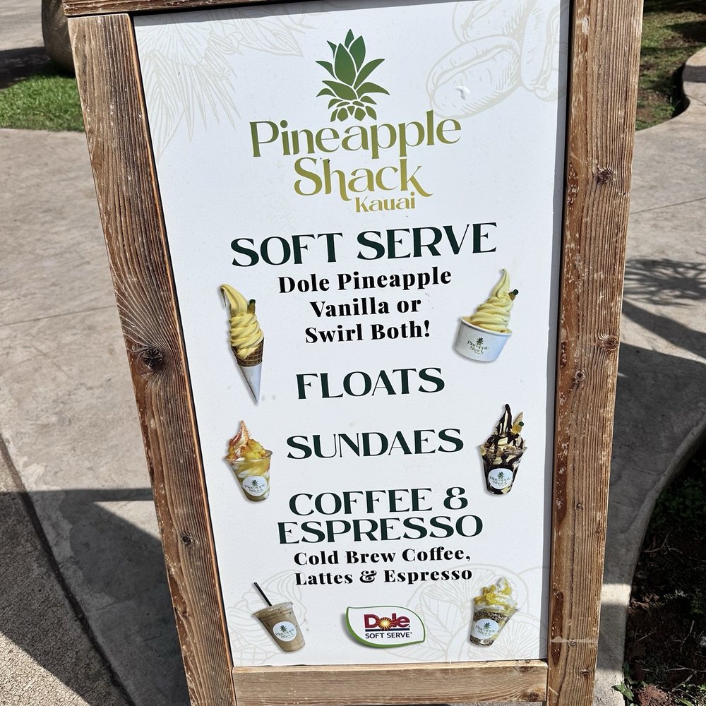 Pineapple Shack Kauai - Menu - Ice Cream & Frozen Yogurt Near Me - Lihue, Hawaii Pineapple Shack Kauai - Menu - Ice Cream & Frozen Yogurt Near Me - Lihue, Hawaii