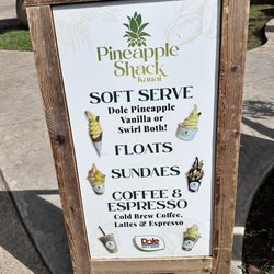 Pineapple Shack Kauai - Menu
