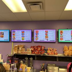 La Vida Loca - Menu behind the bar.