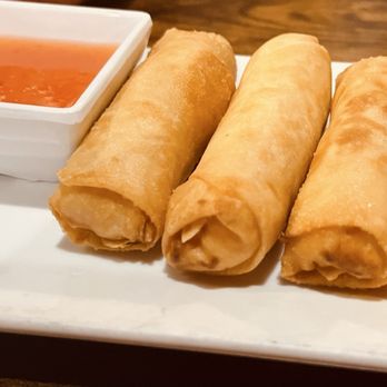 Thai Staunton Restaurant - Crispy spring 10. 3 Pieces Veggie Crispy Rolls - Thai Near Me - Staunton, Virginia
