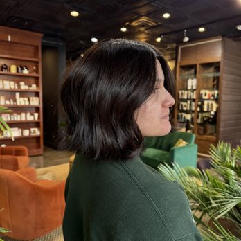 Culture ATX Salon - After!!! Look at the deep chocolate color and volume I left with! - Hair Salons Near Me - Austin, Texas