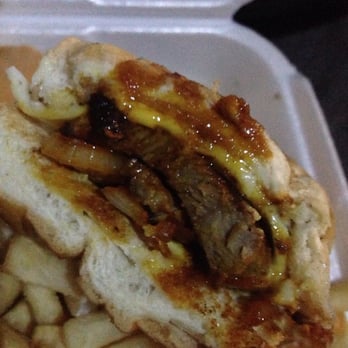 Fairview BBQ - Steak sandwich, tastes better than it looks - Barbeque Near Me - Fairview, New Jersey