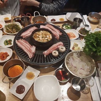 Kobi Korean BBQ - Plates and plates of stuff! - Barbeque Near Me - Vaughan, Ontario Kobi Korean BBQ - Plates and plates of stuff! - Barbeque Near Me - Vaughan, Ontario