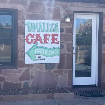 Tamaliza - Rear parking sign - Mexican Near Me - Sedona, Arizona Tamaliza - Rear parking sign - Mexican Near Me - Sedona, Arizona