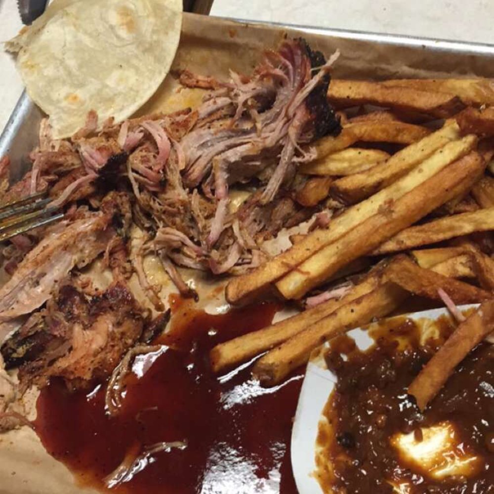 BEAST Craft BBQ - Pulled pork with pit beans and fries 3 - Barbeque Near Me - Belleville, Illinois BEAST Craft BBQ - Pulled pork with pit beans and fries 3 - Barbeque Near Me - Belleville, Illinois