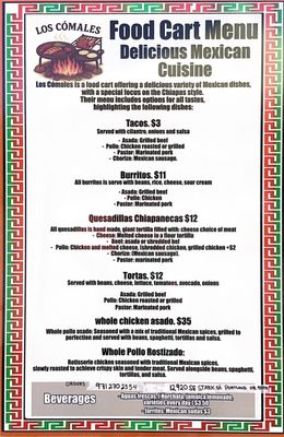 Menu photo 2 Los Cómales Portland, OR Menu photo 2 Los Cómales Portland, OR