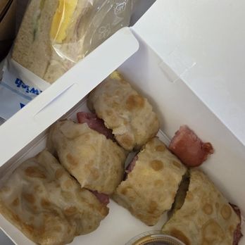 Egg & Soy - Egg crepe (added sausage) and egg, cucumber, ham sandwich - Cafes Near Me - New York, New York
