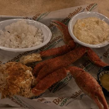 Crabby's Oceanside - Crab legs, Coconut Rice, Cheese Grits - Seafood Near Me - Daytona Beach, Florida