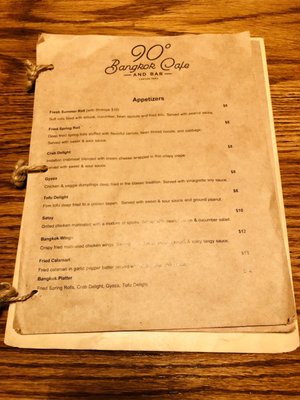 Menu photo 3 90 Degrees Bangkok Cafe and Bar Bothell, WA