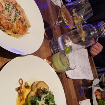 Emery - cauliflower steak and shrimp tagliatelle. yum! - Seafood Near Me - Cincinnati, Ohio Emery - cauliflower steak and shrimp tagliatelle. yum! - Seafood Near Me - Cincinnati, Ohio