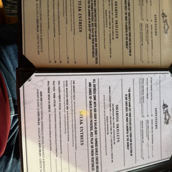 Orange County Mining Company - Menu pricing discrepancy. - Steakhouses Near Me - Orange, California