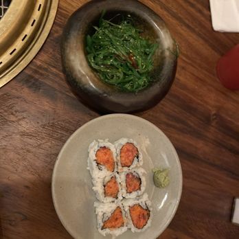 Gyu Ichiro - Spicy salmon Seaweed salad - Sushi Bars Near Me - New York, New York Gyu Ichiro - Spicy salmon Seaweed salad - Sushi Bars Near Me - New York, New York