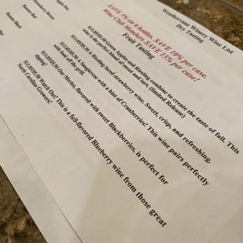 Weathervane Winery - Fruity wine list! All are delicious! - Wineries Near Me - Lexington, North Carolina Weathervane Winery - Fruity wine list! All are delicious! - Wineries Near Me - Lexington, North Carolina