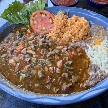 E Bar Tex-Mex - Carne picosa, no picosa no flavor. Looks good thou. - Mexican Near Me - Dallas, Texas