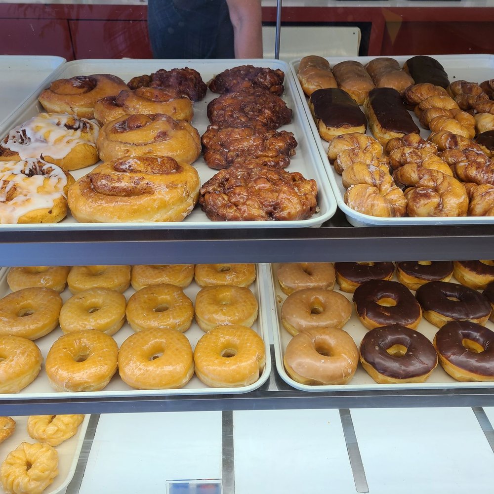 Donut Designs - Apple fritters, traditional, original, and twists - 7/2023 - Donuts Near Me - San Leandro, California