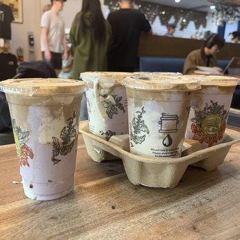 Phin Smith - How our drinks looked with cream and coffee all over the outside. - Coffee & Tea Near Me - Garden Grove, California Phin Smith - How our drinks looked with cream and coffee all over the outside. - Coffee & Tea Near Me - Garden Grove, California