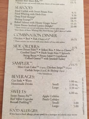 Menu photo 7 Sweet Potatoes Restaurant New Rochelle, NY