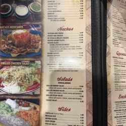 Casa Grande Mexican Restaurant - Menu