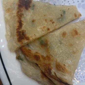 One More Bite Dumpling House - House special onion pancake - I typically like my pancakes a but mire crispy but the flavor was authentic and on point. - Dim Sum Near Me - Wildomar, California