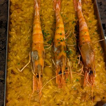 Bar Anita - Arroz de delta a la llauna con gamba roja - Spanish Near Me - Barcelona, B
