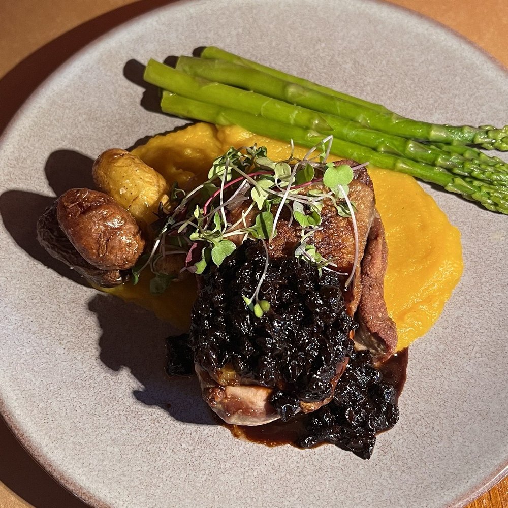 Forty Six - Amazing Duck entree - New American Near Me - Keene, New York