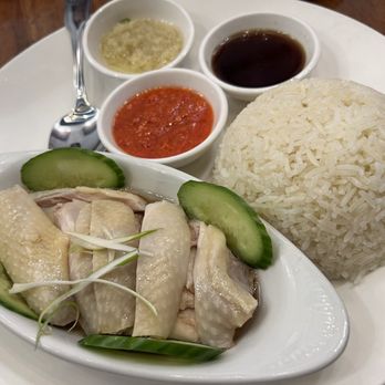 Ipoh Kopitiam - Hainan chicken with rice. - Malaysian Near Me - Alhambra, California Ipoh Kopitiam - Hainan chicken with rice. - Malaysian Near Me - Alhambra, California