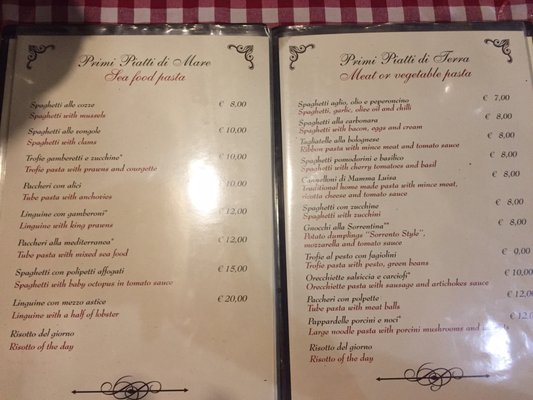 Menu photo 1 O'Murzill Sorrento, NA Menu photo 1 O'Murzill Sorrento, NA