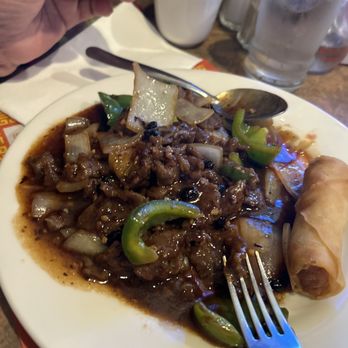 Silver Palace Chinese Restaurant - 9. Beef with Hot Spicy Sauce Combo Lunch - Chinese Near Me - Whittier, California