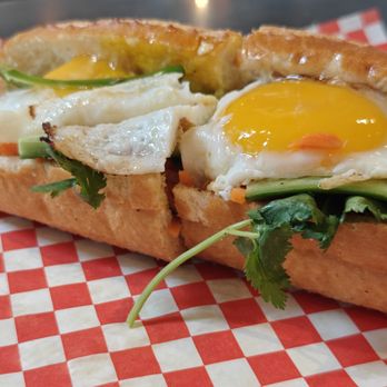 Gold Banh - They asked if I wanted it closed because it'd pop my yolks. Respect for asking and for letting me keep my yolks intact. - Sandwiches Near Me - Glendora, California Gold Banh - They asked if I wanted it closed because it'd pop my yolks. Respect for asking and for letting me keep my yolks intact. - Sandwiches Near Me - Glendora, California